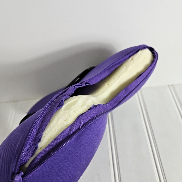 Cushion Lab Back Relief Lumbar Pillow Purple Dense Memory Foam - Picture 6 of 11